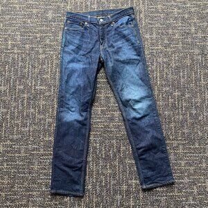 Dark wash Levi's 511 jeans, 32x32
